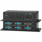 VGA 1x4 Ultra-Fast Auto-Switcher With Stereo Audio